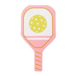 NWT - My Mind's Eye Pink Paddle Pickle Ball Paper Dinner Napkin (32) 4"x 7½"